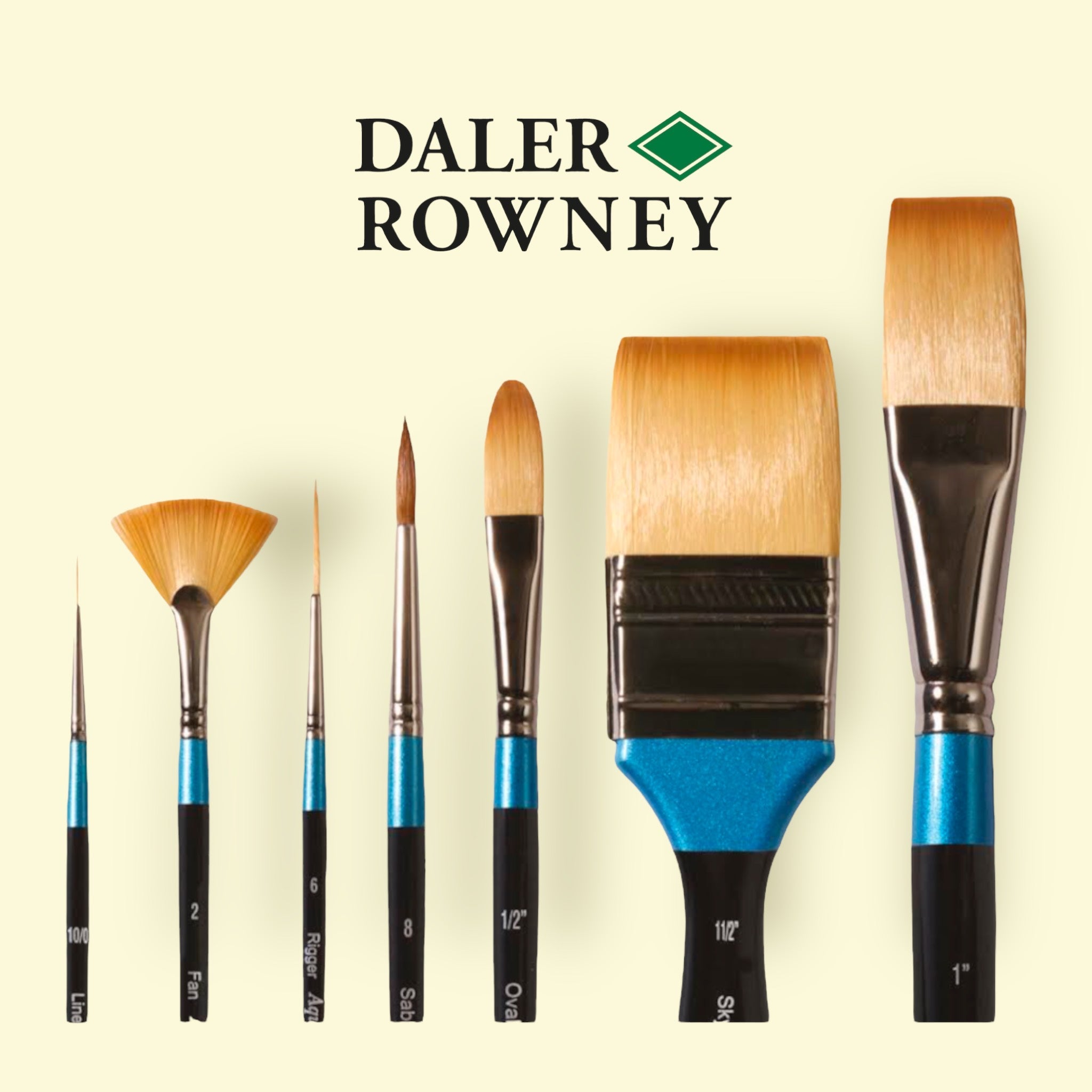 DALER ROWNEY AQUAFINE BRUSHES –