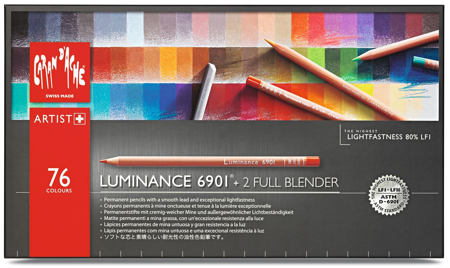 Caran d'Ache Luminance 6901 set 76