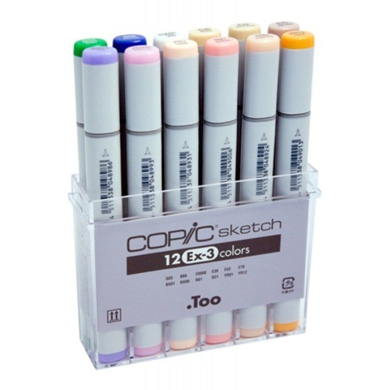 Copic Sketch Alcohol Markers 3 box sets popular *new*