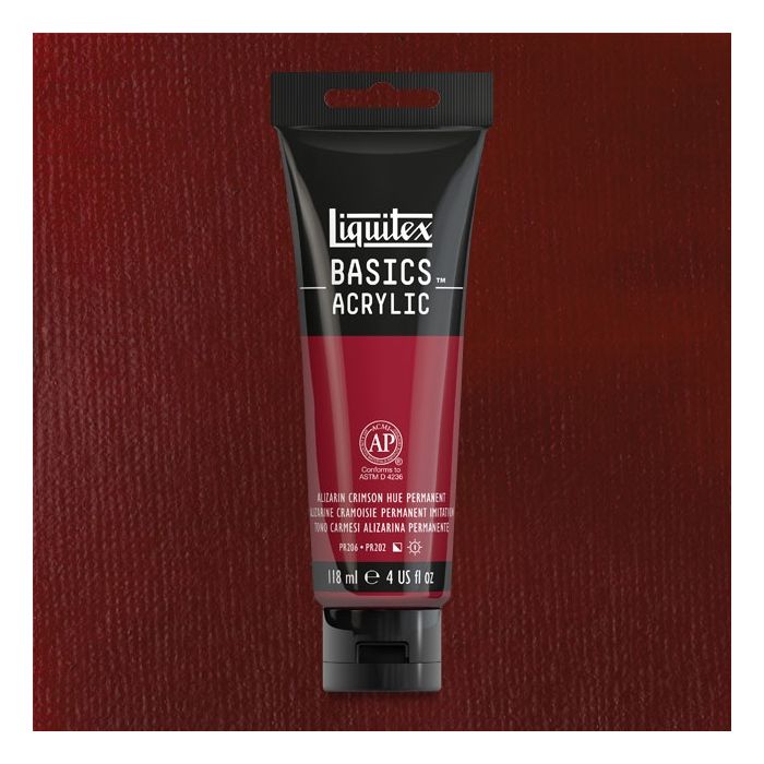 Liquitex Basics Acrylic Paint Alizarin Crimson Hue 4 oz