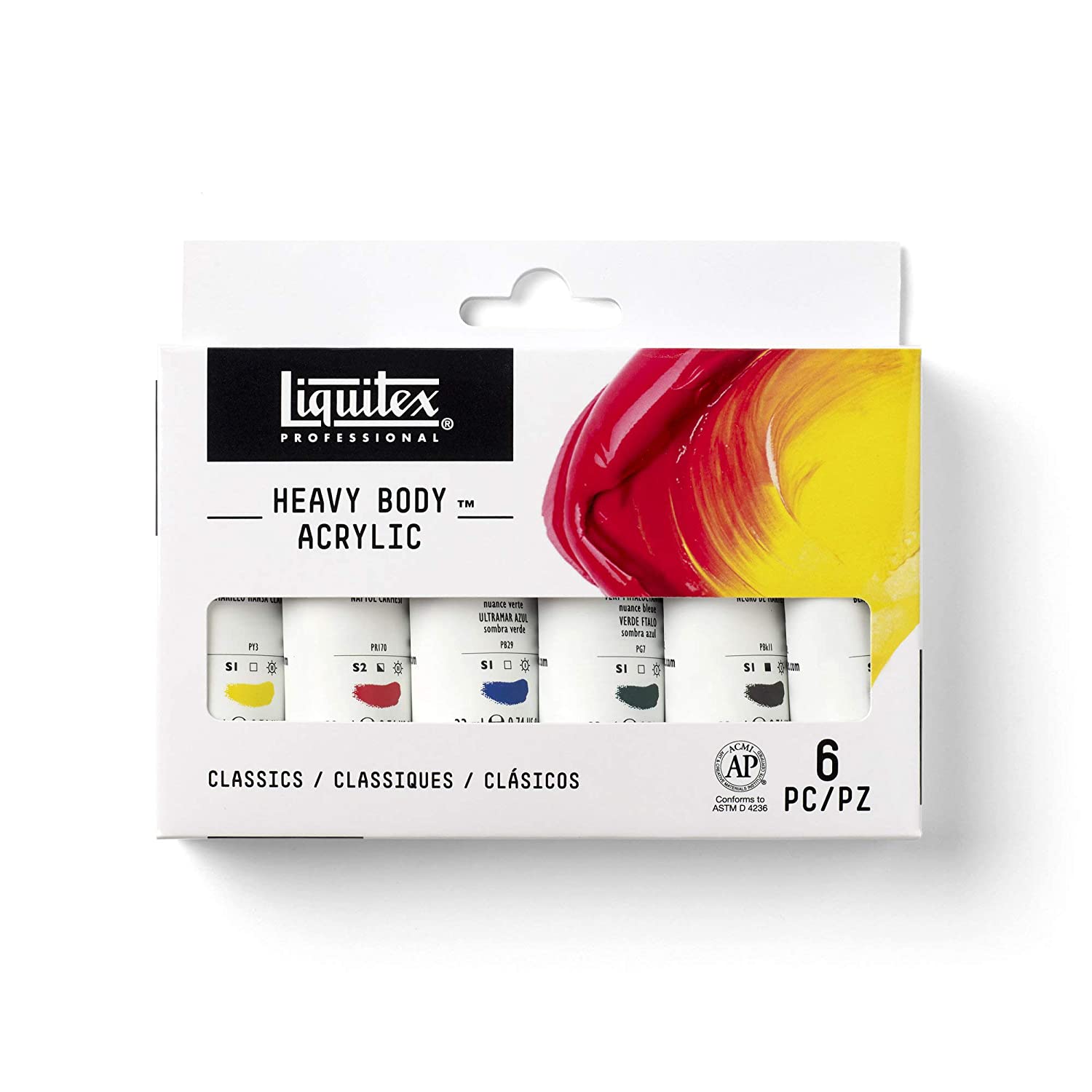 6 Packs: 6 ct. (36 total) Liquitex® Soft Body™ Acrylic Paint Mixing Set