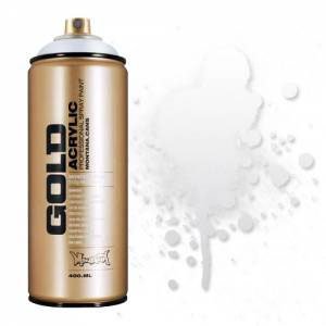 Montana GOLD Acrylic Professional Spray Paint 400 ml - Magic White