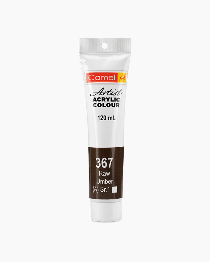 Camel Acrylic 120ml 367 Raw Umber | Reliance Fine Art |Acrylic PaintsCamel Acrylic Paint 120 MLCamel Artist Acrylic Paint