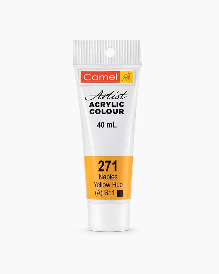 Camel Acrylic 40ml 271 Naples Yellow Hue | Reliance Fine Art |Acrylic PaintsCamel Acrylic Paint 40 MLCamel Artist Acrylic Paint