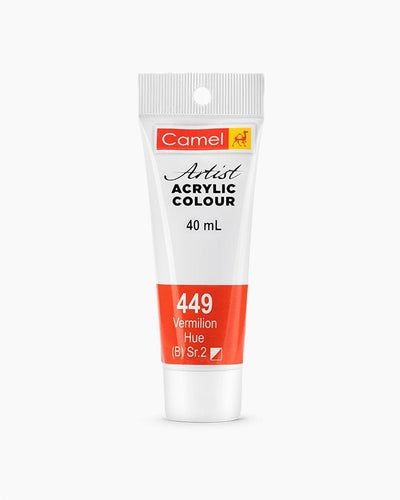 Camel Acrylic 40ml 449 Vermilion Hue | Reliance Fine Art |