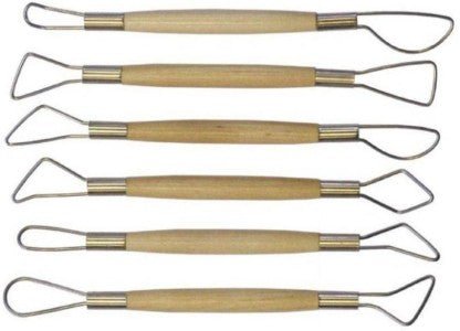 Ceramic/Clay Modeling Tools Set Of 6 | Reliance Fine Art |Art Tools & AccessoriesClay Tools