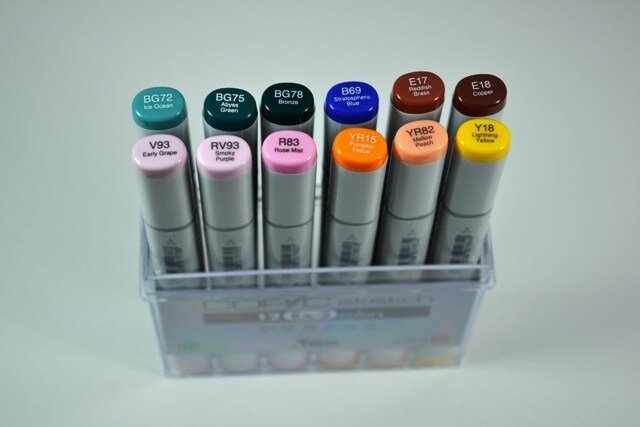 Copic Sketch, Alcohol-Based Markers, 12pc Set, Basic & I6-Skin Ciao  Markers, Skin, 6-Pack - Yahoo Shopping