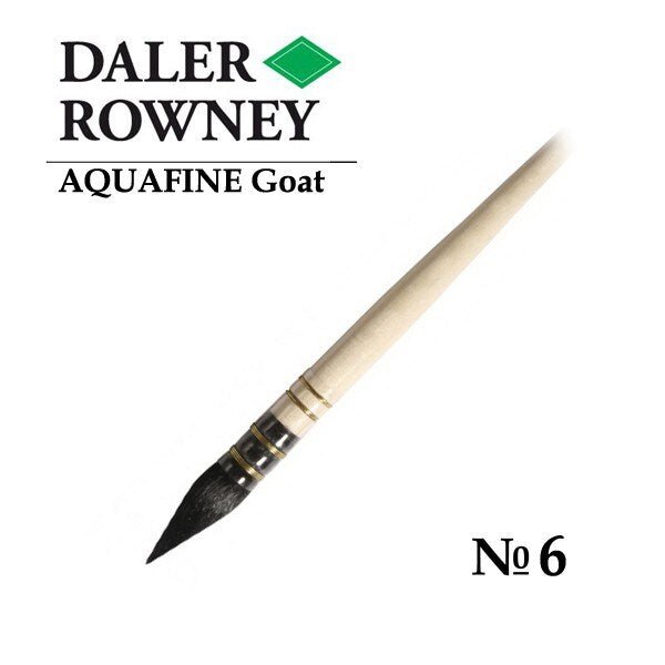 Daler-Rowney Aquafine Pointed Wash AF24/Size 6 | Reliance Fine Art |Daler Rowney Aquafine BrushesWatercolour Brushes