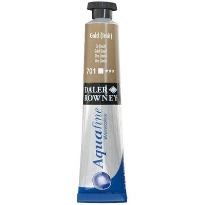 Daler-Rowney Aquafine Watercolour - 8ml - Gold (Imitation) (701) | Reliance Fine Art |Daler Rowney Aquafine Watercolor TubesWater ColorWatercolor Paint