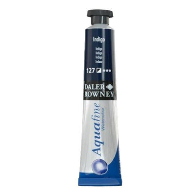 Daler-Rowney Aquafine Watercolour - 8ml - Indigo (127) | Reliance Fine Art |Daler Rowney Aquafine Watercolor TubesWater ColorWatercolor Paint