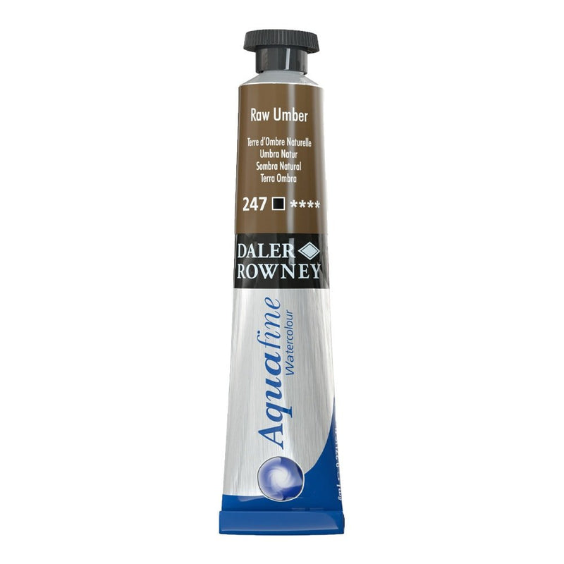 Daler-Rowney Aquafine Watercolour - 8ml - Raw Umber (247) | Reliance Fine Art |Daler Rowney Aquafine Watercolor TubesWater ColorWatercolor Paint