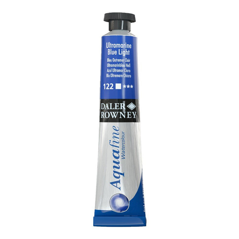 Daler-Rowney Aquafine Watercolour - 8ml - Ultramarine Blue Light (122) | Reliance Fine Art |Daler Rowney Aquafine Watercolor TubesWater ColorWatercolor Paint