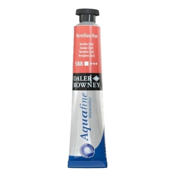 Daler-Rowney Aquafine Watercolour - 8ml - Vermilion Hue (588) | Reliance Fine Art |Daler Rowney Aquafine Watercolor TubesWater ColorWatercolor Paint