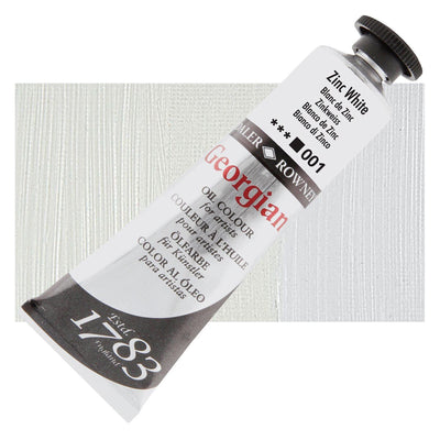 Daler Rowney Georgian Oil 38 ML Zinc White | Reliance Fine Art |Daler & Rowney Georgian Oil ColoursOil Paints