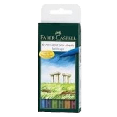 Faber Castell Pitt Artist brush Pens Landscape | Reliance Fine Art |Illustration Pens & Brush Pens