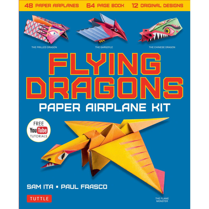 Flying Dragons Paper Airplane Kit | Reliance Fine Art |