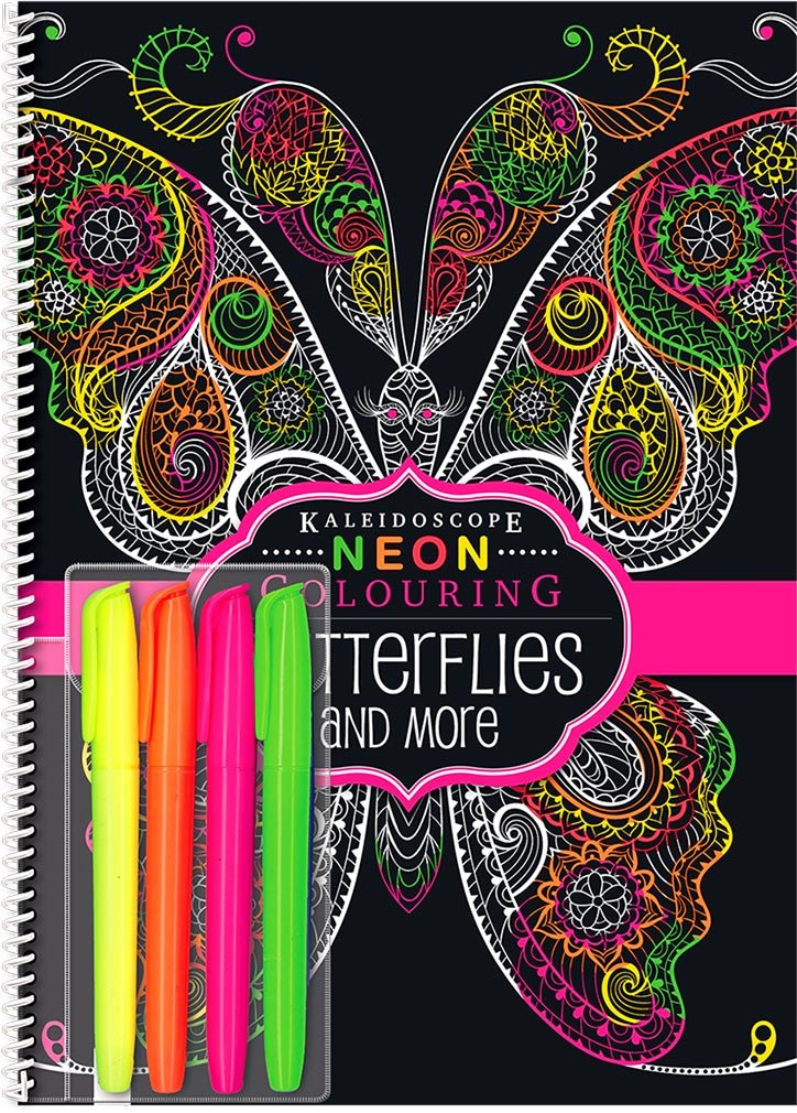 Kaleidoscope Neon Colouring Kit | Reliance Fine Art |