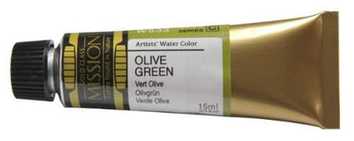 Mission Gold Professional Grade Extra-Fine Watercolour - 15 ML - Olive Green | Reliance Fine Art |Mijello Mission Gold WatercolorWater Color