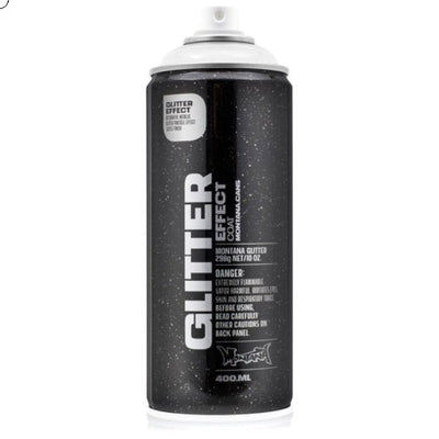 MONTANA EFFECT SPRAY PAINT 400ML - SILVER GLITTER (P.SC6472) | Reliance Fine Art |Spray Paint