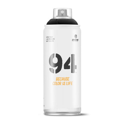 MTN 94 Spray Paint Black 400ml | Reliance Fine Art |Spray Paint