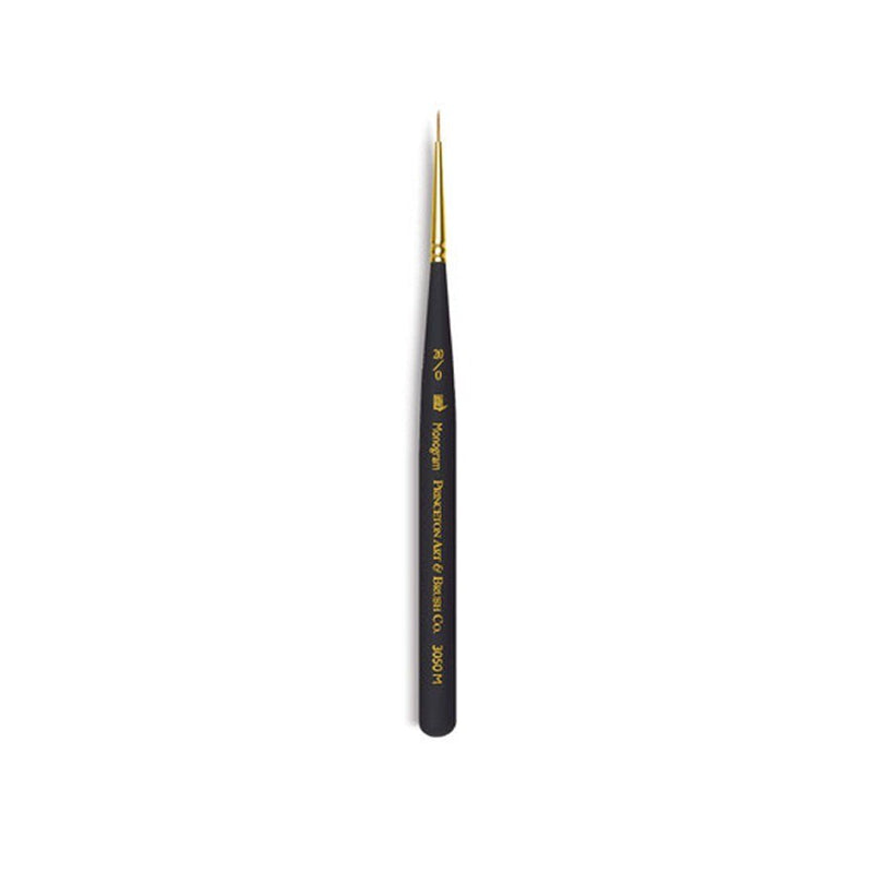 PRINCETON MINI-DETAILER SYN SABLE SH MONOGRAM SIZE 20/0 (P3050M200) | Reliance Fine Art |Acrylic BrushesAcrylic Paint BrushesPrinceton 3050 Mini Detailer Brushes