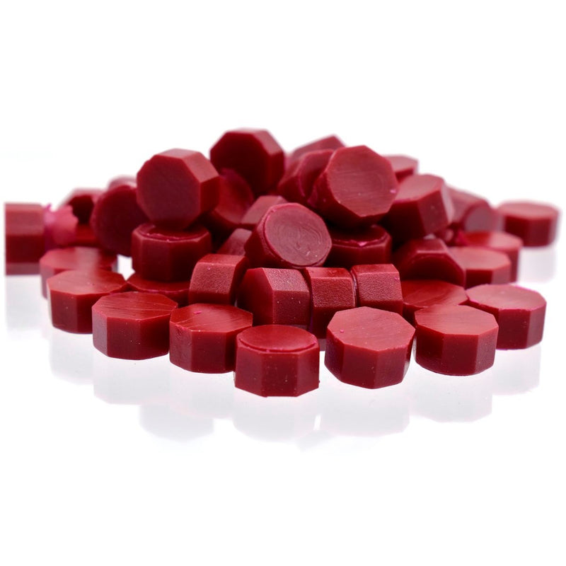 Sealing Wax Beads - Dark Red (CWB211) Pack of 70-75 beads-25gms | Reliance Fine Art |Wax Beads