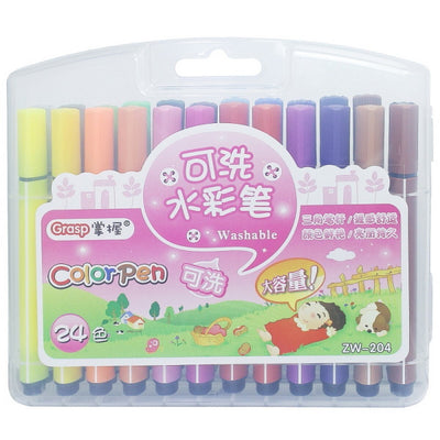 Washable Colour Grasp Set of 24 (ZW204-24) | Reliance Fine Art |Illustration Pens & Brush Pens