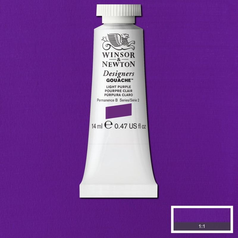 Winsor Newton Designer Gouache Light Purple 14 ML S2 | Reliance Fine Art |Gouache PaintsWinsor & Newton Designer Gouache