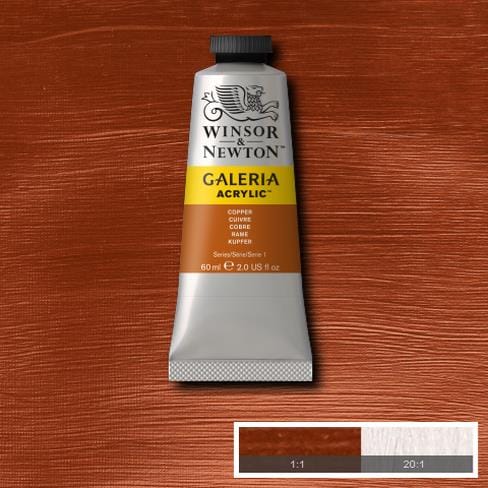 Winsor & Newton Galeria Acrylic 60ML Copper | Reliance Fine Art |Acrylic PaintsWinsor Newton Galeria Acrylic Paint