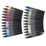 Winsor & Newton Promarker Set of 24 Arts & Illustration Set | Reliance Fine Art |Markers